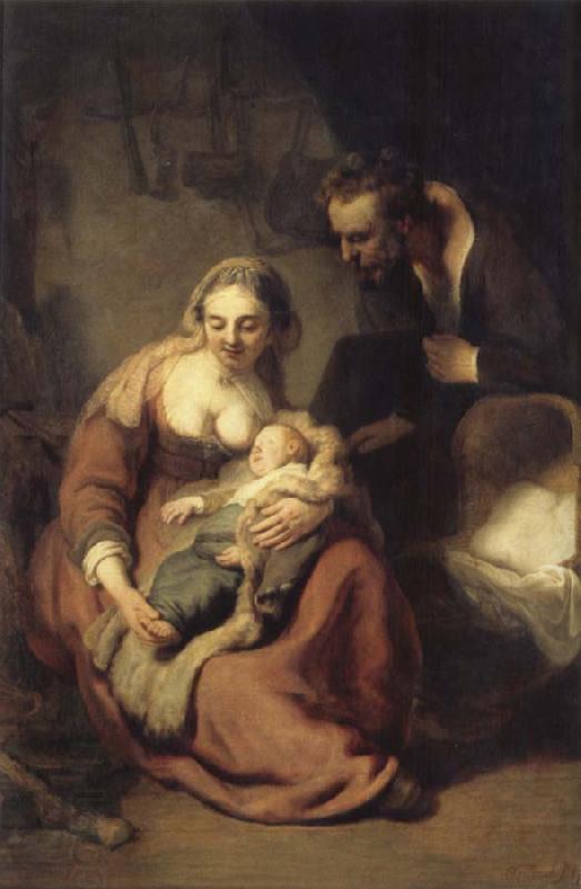 REMBRANDT Harmenszoon van Rijn The Holy Family oil painting picture